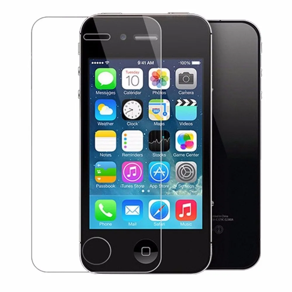 2Pcs/Lot 9H 0.26mm 2.5D Premium Tempered Glass For iPhone