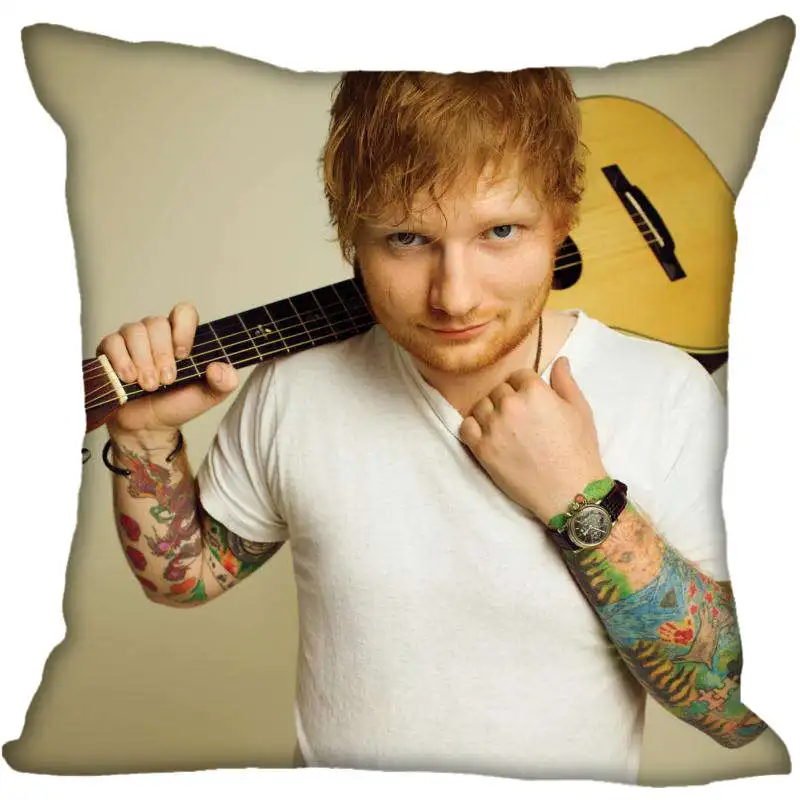 Новые Заказные Ed Sheeran квадратные Наволочки на молнии наволочки на заказ DIY индивидуальный подарок квадратный, с молнией бросок наволочка 40x40 см - Цвет: 1