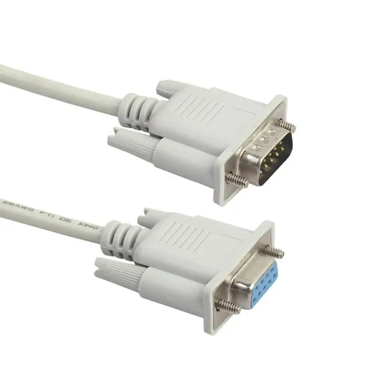 Serial RS232 9-Pin Male to Female DB9 9-Pin PC Converter Extension Transfer Cable 1.5M 3M for computer connector extension cable usb extension cable sma cable extension hdmi extension cable