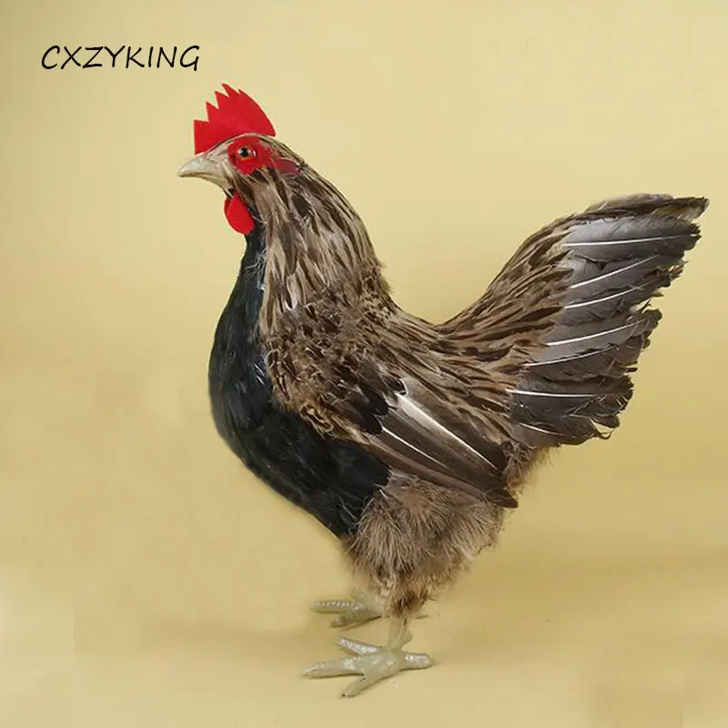 

CXZYKING Lovely simulation Hen Model Action Resin Artificial Animals Model Figure Children Toy Gift For Home Decor Craft