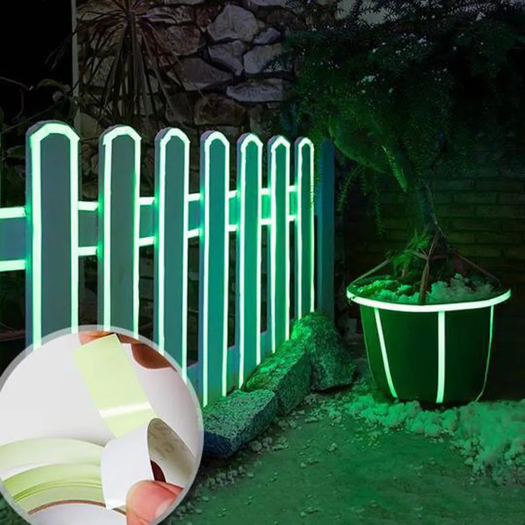 

Luminous Tape Self-adhesive Glow In The Dark Safety Stage Sticker Home Decor Phosphorescent Luminous Sticker Strip Dropshipping