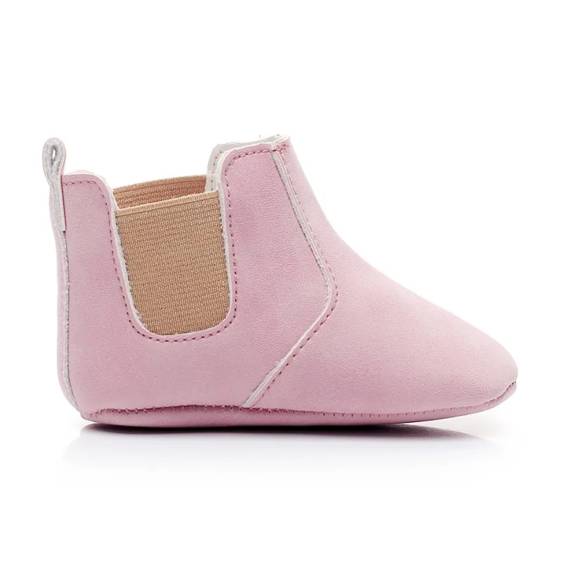 Обувь для маленьких мальчиков и девочек; обувь для младенцев; обувь для малышей; эластичная обувь из искусственной кожи с мягкой подошвой; ботинки