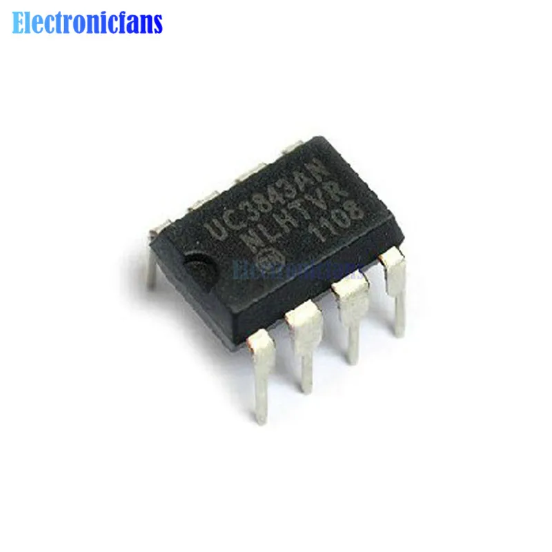 10PCS UC3843AN UC3843 ON 3843 DIP 8 PWM Controller IC-in Integrated ...
