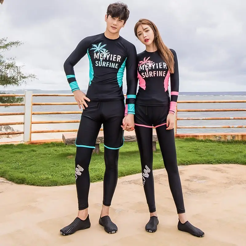 

Swimsuit Female Bikini Set Swimwear Ladies 2019 For Teenagers Sexy Bathing Suits Retro Korean Couple Split Three Piece Long