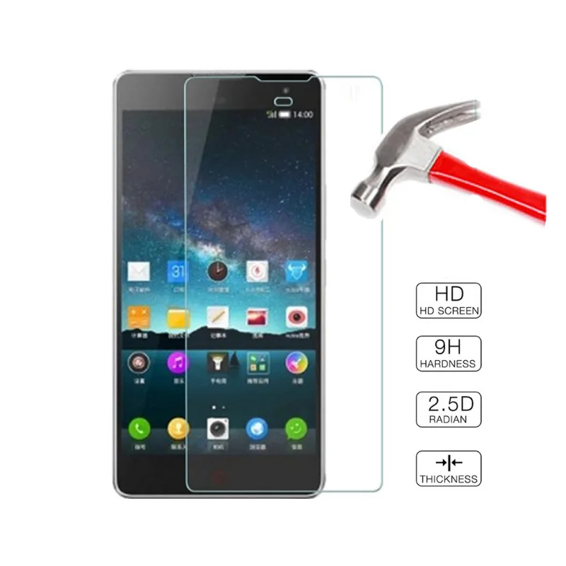 2 шт. защитная пленка из закаленного стекла для zte Nubia Z7 Max NX505J 9H 0,33 мм Защитная пленка для zte Z7 Max