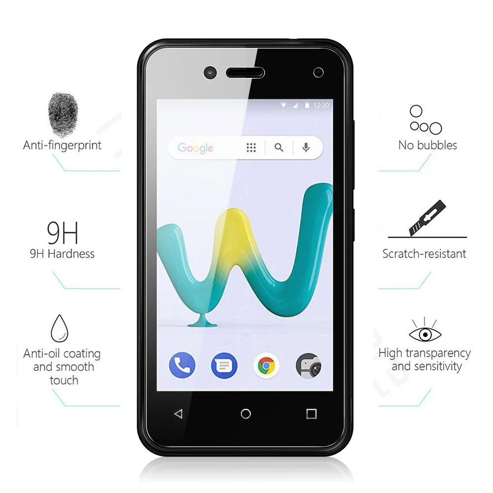 KOC3523_3_Tempered Glass for Wiko Sunny 3 Mini 4.0 inch Screen Protector 9H 2.5D Protective Film
