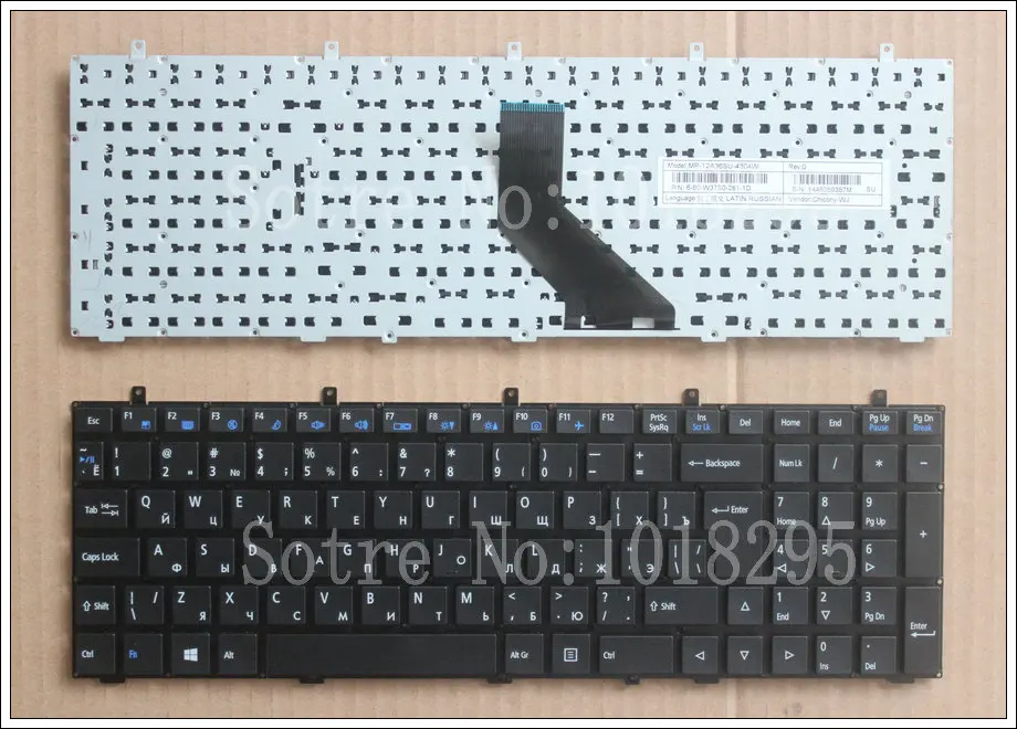 

Russian Keyboard for DNS Clevo W355 W355SSQ W355SDQ W355STQ W670SCQ W670SJQ W670SRQ W670SHQ W670SFQ W670SZQ NP6679 RU laptop
