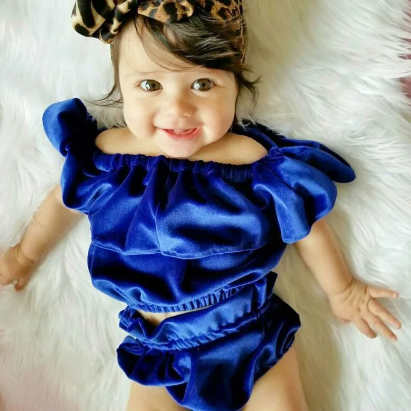 Buy 2018 Velvet Bright Color Baby Infant Cute Clothes