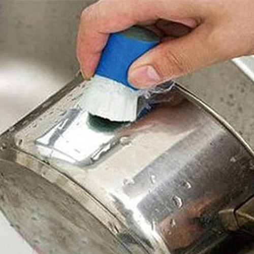 

2PCS Magic Stainless Steel Rod Stick Metal Rust Remover Cleaning Brush Kitchen Tool