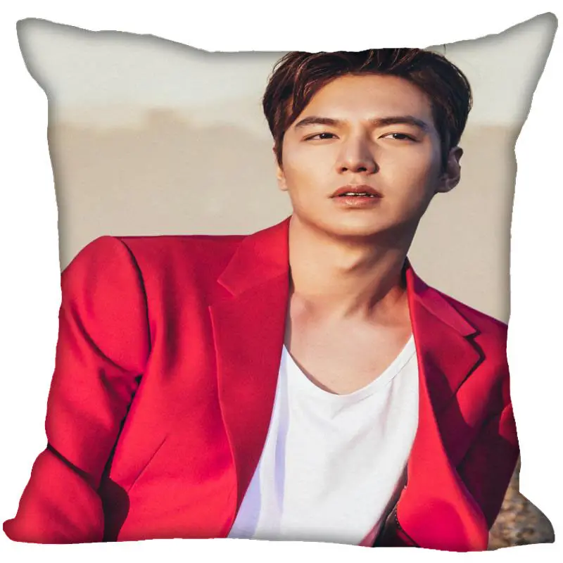 Новое поступление Lee Min ho наволочка для спальни для дома или офиса, декоративные наволочки квадратная Подушка на молнии Наволочки мягкие атласные не выцветают