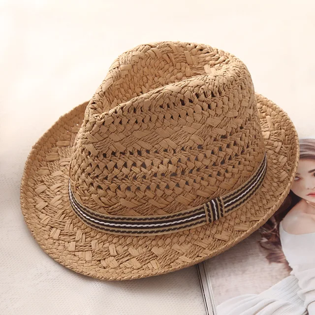 Parent child Baby Straw Hat Summer Fashion Boys Cute Hats Kids Jazz
