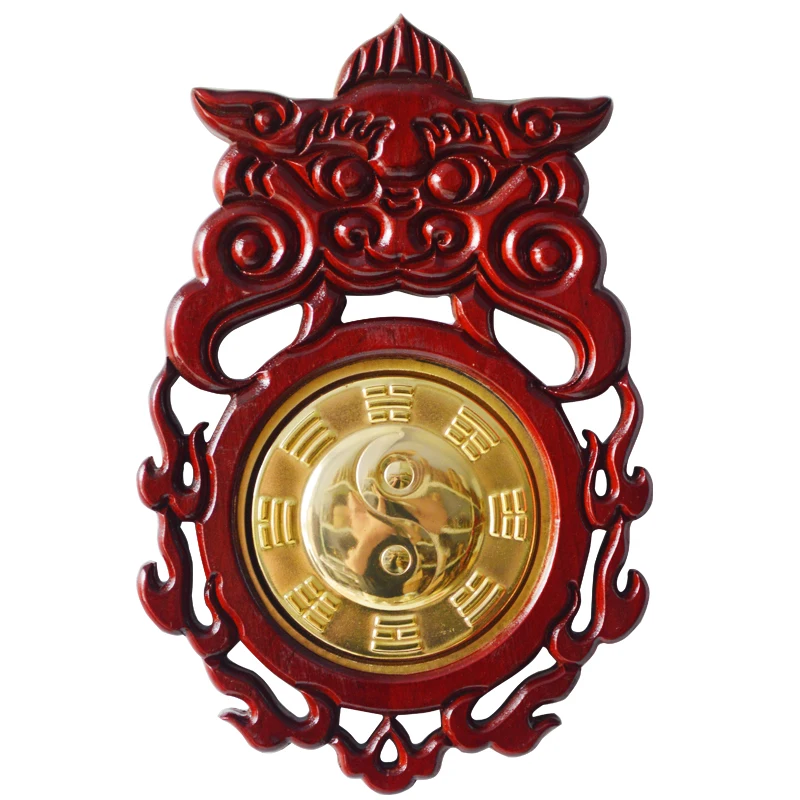 SHUN Специальный стиль и цвет чистый персиковый дерево Shoutou Bagua зеркало подвесной