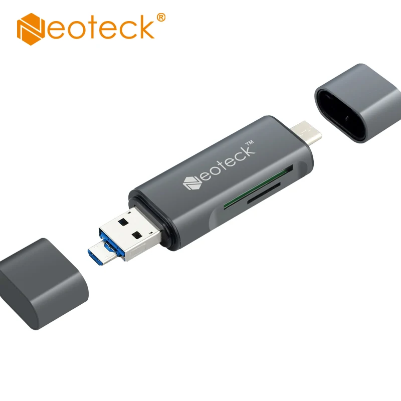 

Portable Mini 3 in 1 Multi-function Card Reader OTG Micro USB Type-C Flash Drive Adapter Connector TF SD Card Reader USB 3.0