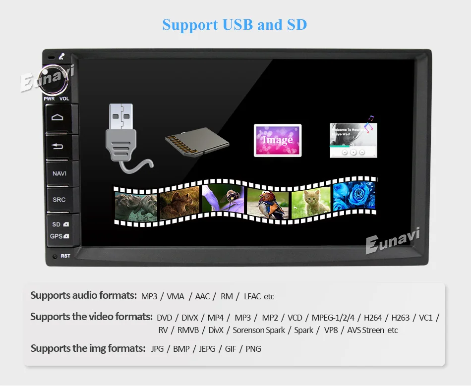 Flash Deal Eunavi Android 8.1 TDA7851 7 inch Universal Car Audio Stereo GPS Navigation Double 2 Din 1024*600 HD Car Radio Multimedia Player 20 Flash Deal Eunavi Android 8.1 TDA7851 7 inch Universal Car Audio Stereo GPS Navigation Double 2 Din 1024*600 HD Car Radio Multimedia Player 20