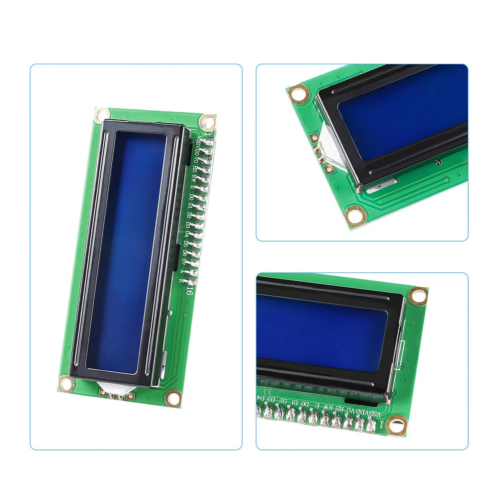 ЖК дисплей 1602 Модуль синий экран I2c дисплея HD44780 16x2 IIC символ 5 В для Arduino|Модули