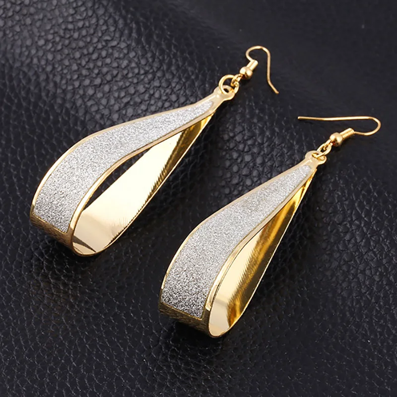 Aliexpress Scrub Water Drop Earrings For Women Silver Gold Aliexpress Scrub Water Drop Earrings For Women Silver Gold Color Long Earring Jewelry Accessory Vintage Punk Exaggeration Dangle Eardrop From