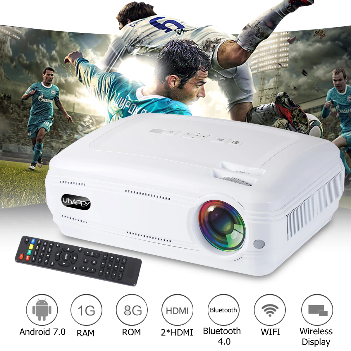 10000 Lumens 1080P Mini Projector 3D LED Home Cinema Theater Projector TV/AV/VGA/HD Beamer For Home Theatre Movie 10000 Lumens 1080P Mini Projector 3D LED Home Cinema Theater Projector TV/AV/VGA/HD Beamer For Home Theatre Movie