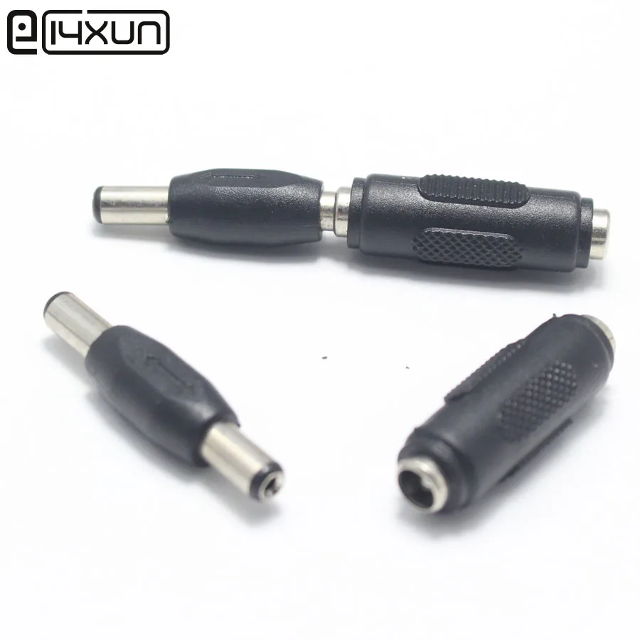 

1pair 5.5*2.1 DC Power Plug Socket 5.5MM * 2.1MM male & female Audio Vodie Plugs Jack Connector Plastic Cover