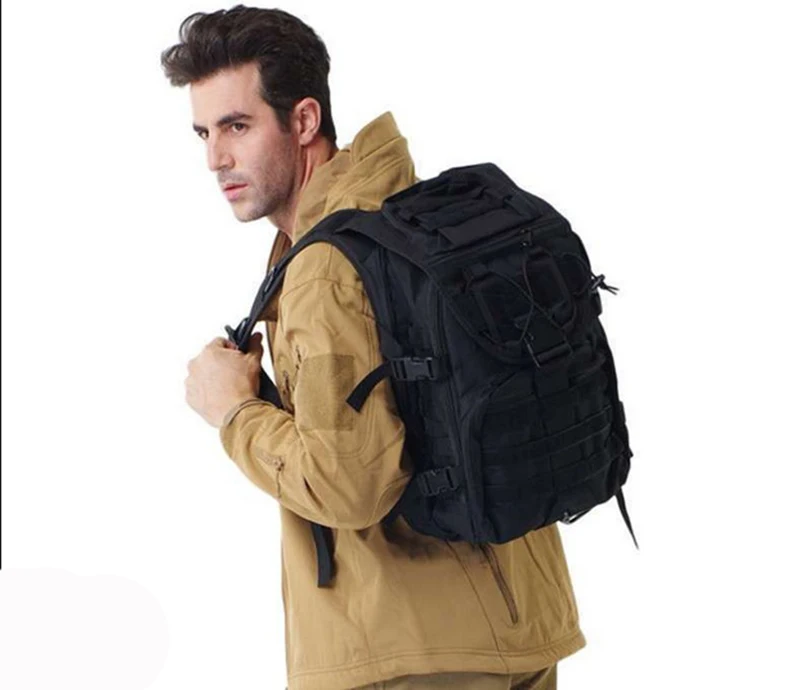 40L Military Tactics Backpack X7 Multifunctional Package 800D Oxford Waterproof Men and Women Ridin