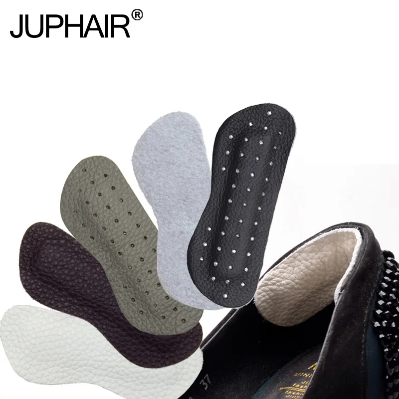 

3 Pairs Cowhide Leather Rearfoot Stickers Insole High Heel Cushion Pad Protector Liner Anti-Foaming Foot Wear Half Yards Before