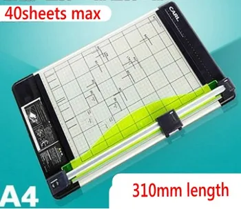 

A4 size rotary paper cutting machine cutter 310mm max 40sheets paper with perforating function