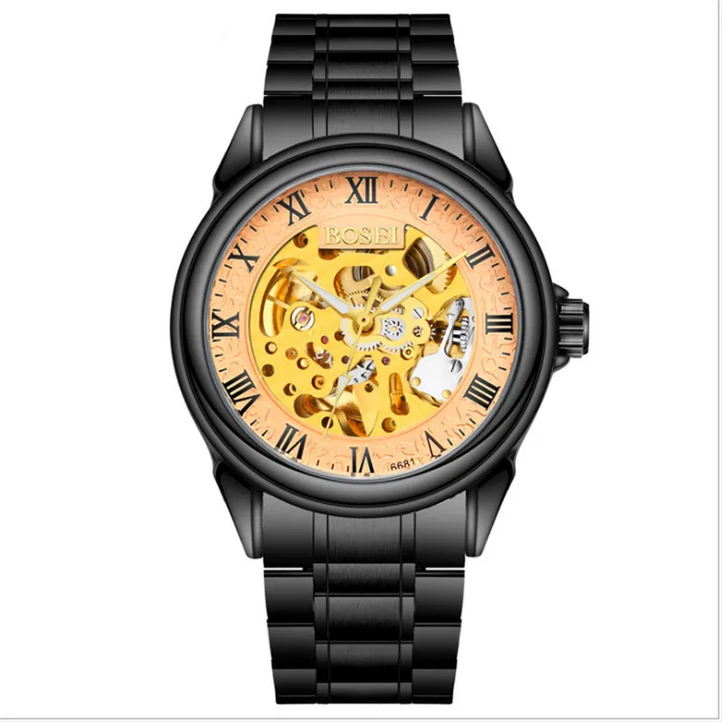

New men's stainless steel business quartz watch, the style is concise and generous.