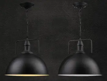 

30/40CM American country chandelier lamp shade single head retro fashion creative industrial lamps wrought iron dining GY144