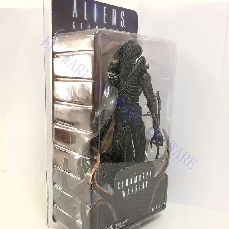 7 дюймов инопланетянин NECA серия 5 Alien Black Xenomorph Warrior 18 см ПВХ фигурка Коллекционная