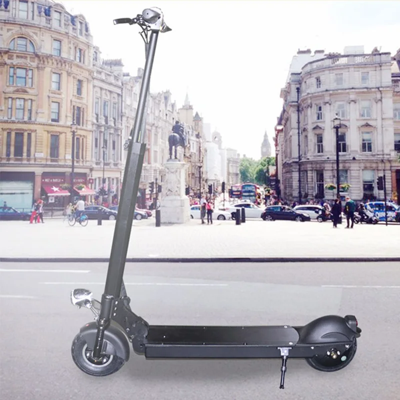 Top 36V  350W 500W Electric Scooter with seat Electric Bike 10inch long distance Lithium Battery Adult Foldable Hoverboard e scooter 0