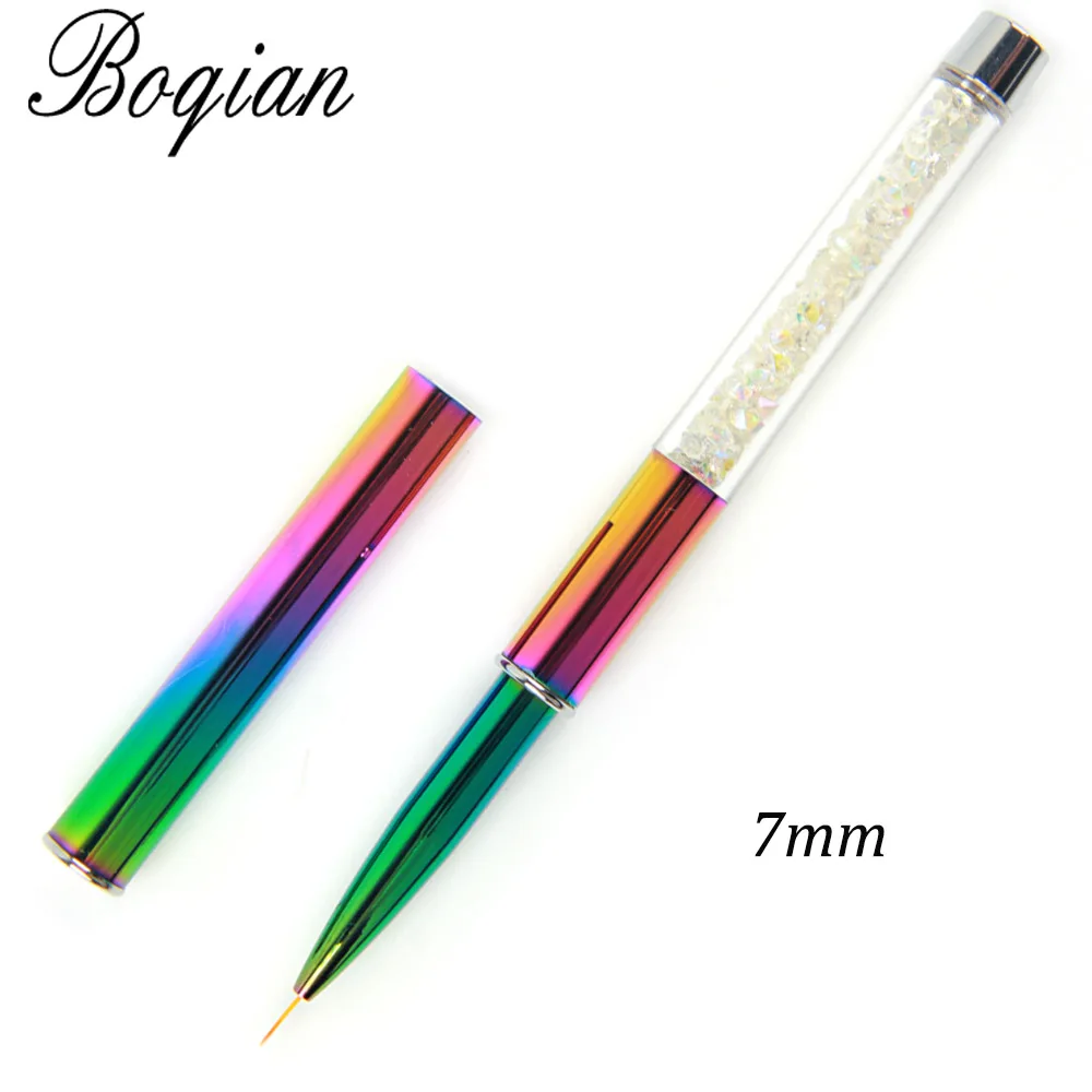 BQAN 5 мм/7 мм/9 мм цветная ручка для ногтей, кисть для нанесения кончиков для рисования вручную, инструменты для рисования, инструменты для маникюра, кисти для дизайна ногтей - Цвет: 7mm