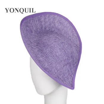 

Light purple or multiple colors 30 CM derby hair hats fascinators bases women cocktail party headpiece accessory 5pcs/lot SYB05