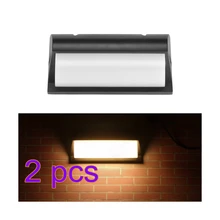2 шт. Крытый светодиодный настенный светильник 15 Вт Настенный светильник простые водонепроницаемые декоративные светильники Энергосберегающие низкое потребление