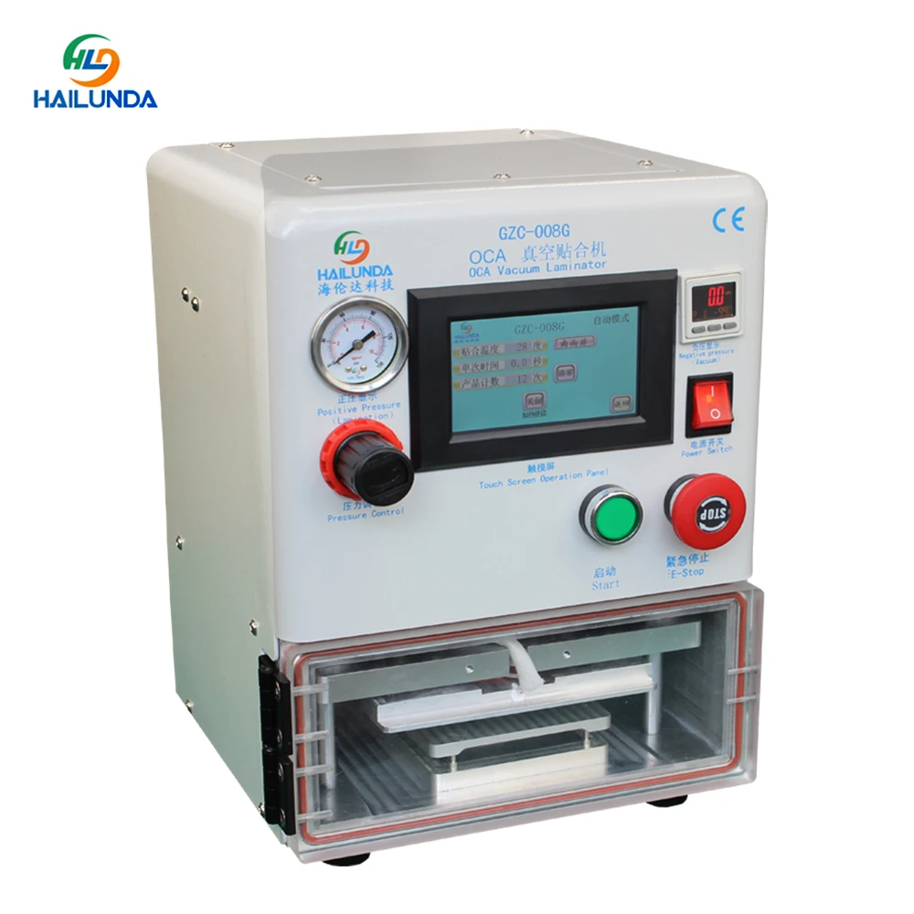  High Effeicency Edge Screen Laminator OCA Vacuum Laminating Machine Cell Phone LCD Screen Repair