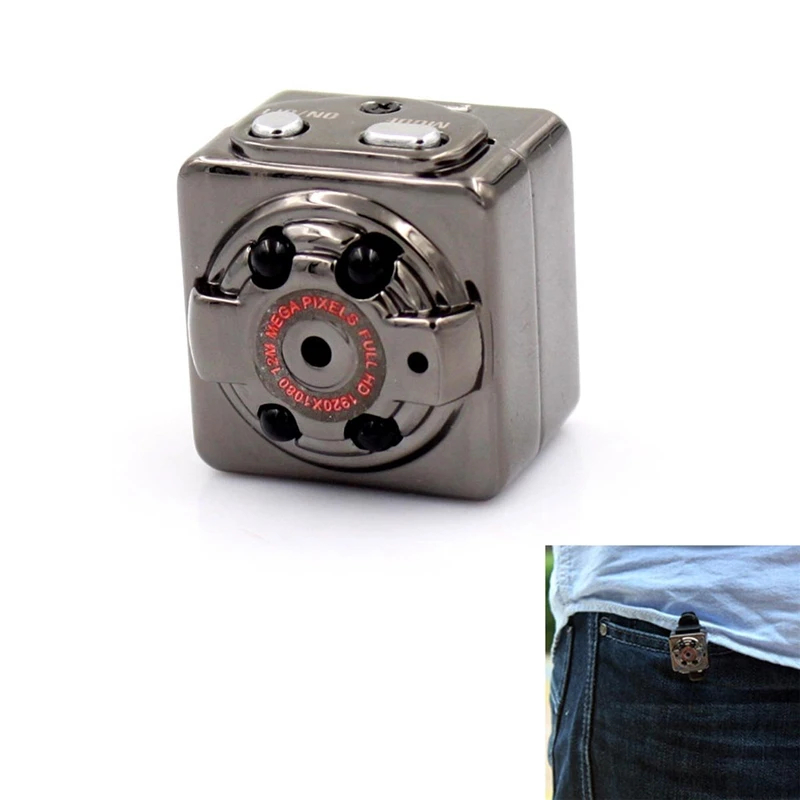 

SQ8 Mini Camera HD 1080P Portable Nanny Cam with Night Vision & Motion Detection for Home and Office Mini Camcorder Indoor DVs