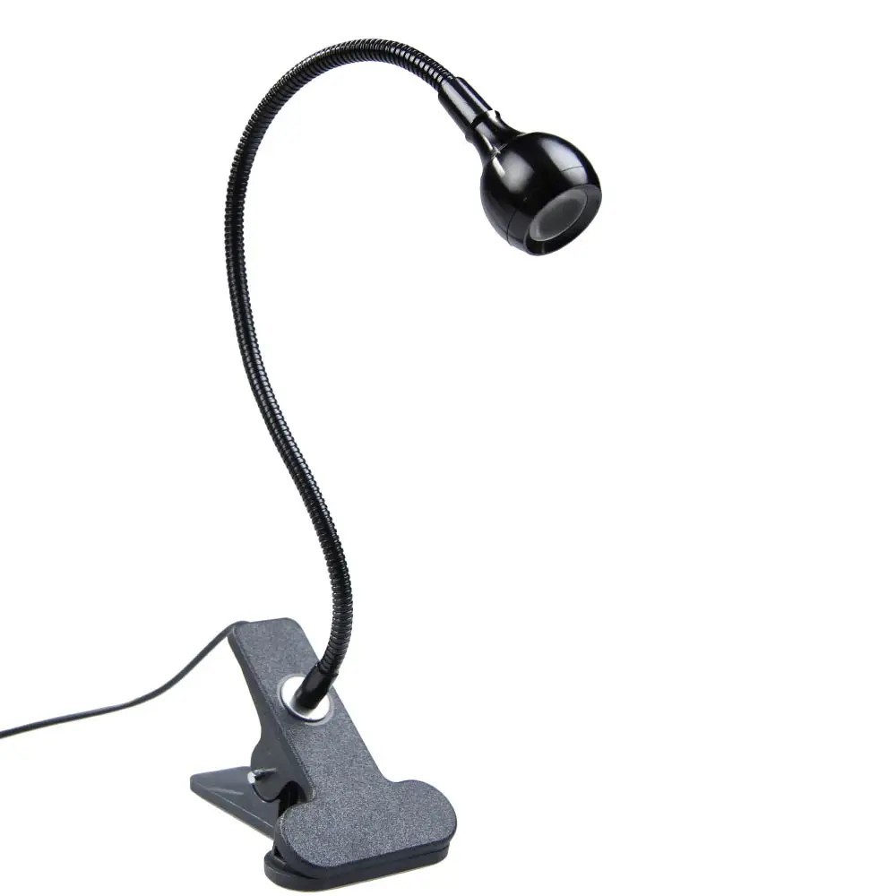 Горячее предложение вентилятор USB гибкая 3 светодиодные Настольная лампа с зажимом для портативных ПК компьютер Черный гаджеты ventilador