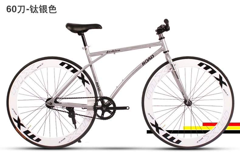 Perfect New X-front brand colorful carbon steel 26 inch fixed gear rear pedal brake bicicleta student bike road bicycle 27 Perfect New X-front brand colorful carbon steel 26 inch fixed gear rear pedal brake bicicleta student bike road bicycle 27