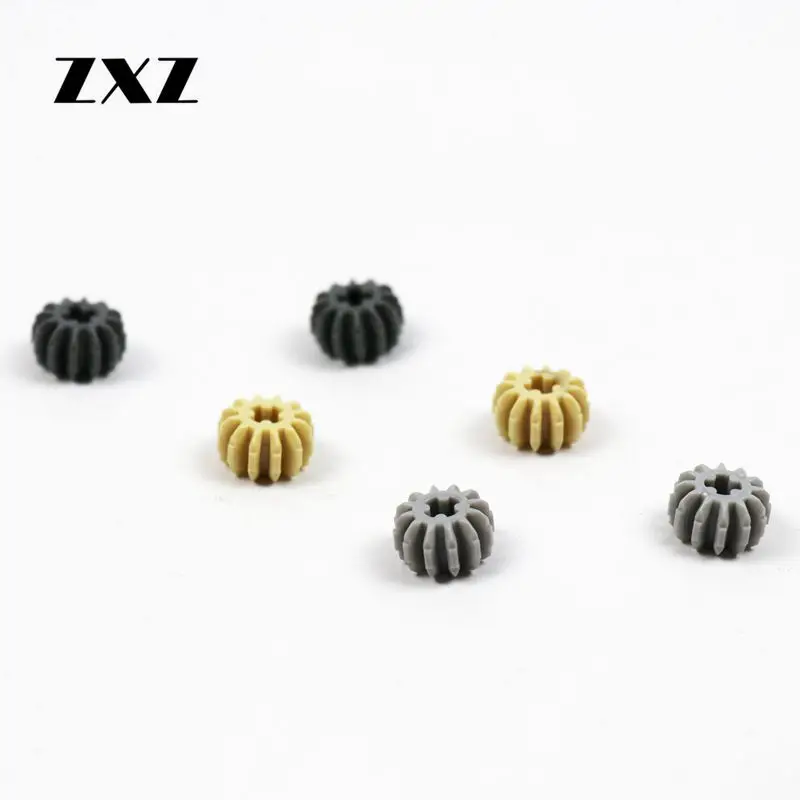 100 шт./лот Новое поступление Technic Gear z12 1.4X0.8CM Совместимость с Legoes 32270 блоки
