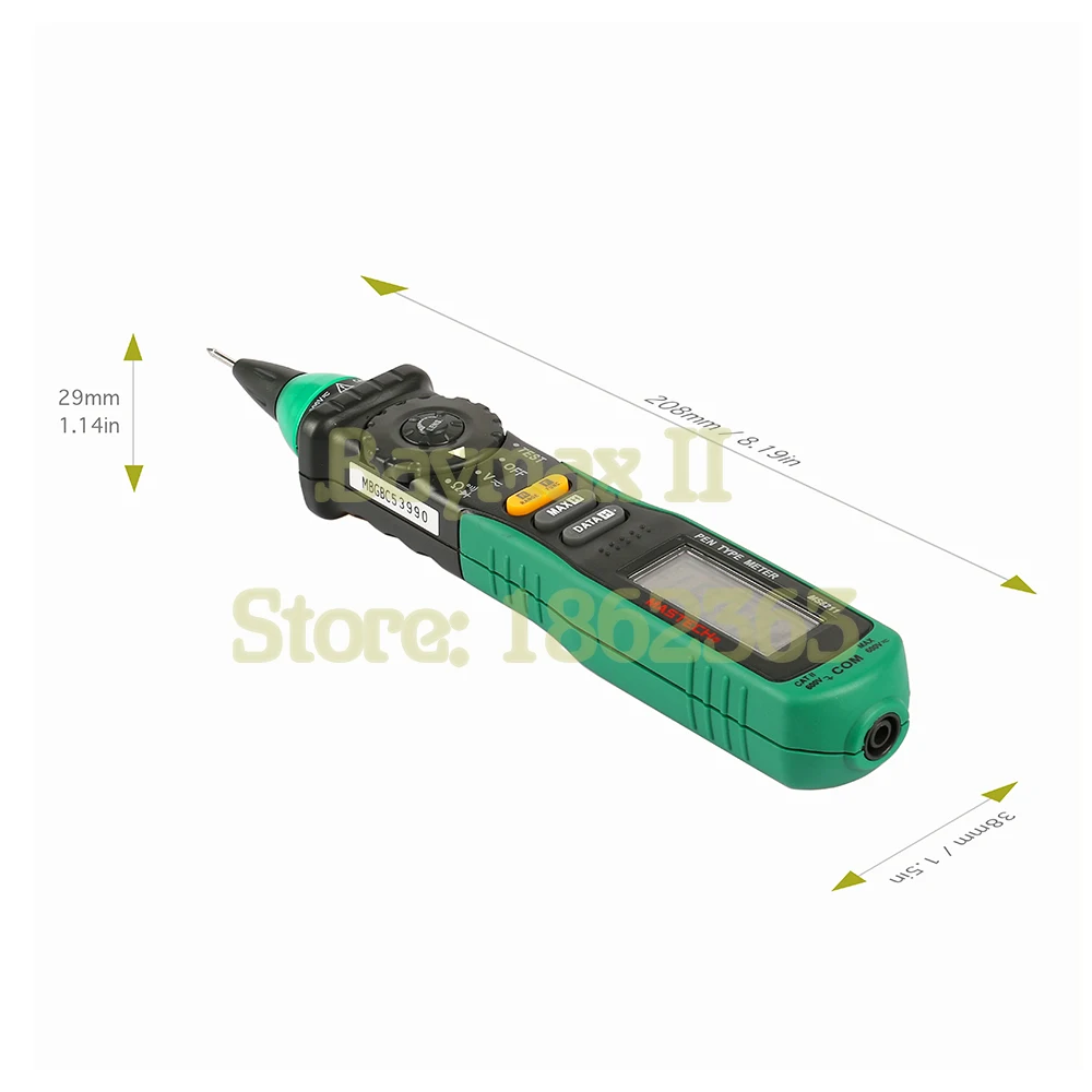Цифровой Мультиметр Mastech MS8211 перьевого типа с автоматическим выбором диапазона и