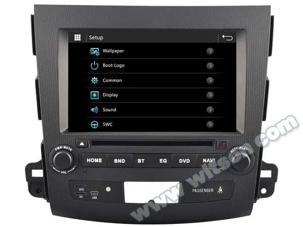 Clearance WITSON CAR DVD GPS For MITSUBISHI OUTLANDER with Capctive Screen+1080P+DSP+WiFi+3G+DVR+Good Price car audio stereo 22