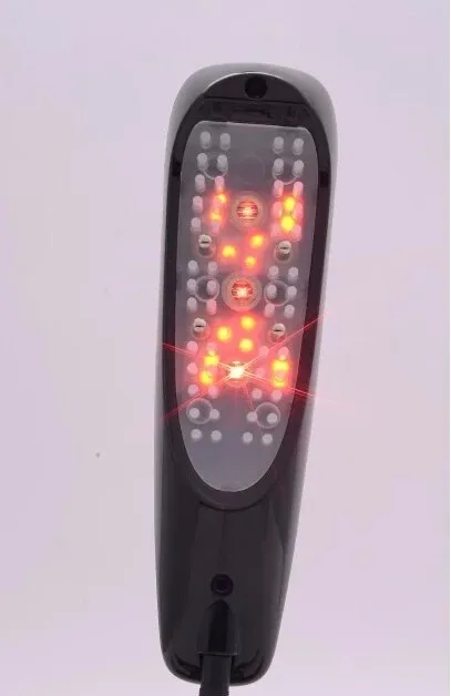 Crescimento do Cabelo do Laser Emissor de Luz Atual para o para o Cabelo Perda de Cabelo Pente 6 Cor Diodo Micro Cabelo Massagem Remover Scurf n Cabelo Reparação 10 cor DIODO EMISSOR de luz Micro atual