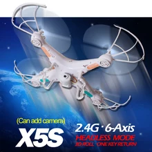 TS X5 2.4G RC Helicóptero 4CH Drone Quadcopter Control Remoto con/sin cámara onekey retorno mejor que syma x5c x5-1 X5C-1