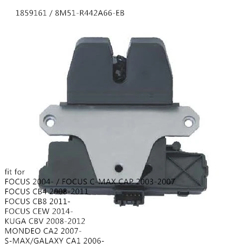 

free shipping for FORD FOCUS MK2 KUGA MONDEO SMAX TAILGATE LOCK CATCH LATCH 1859161 8M51-R442A66-EB Without Cover