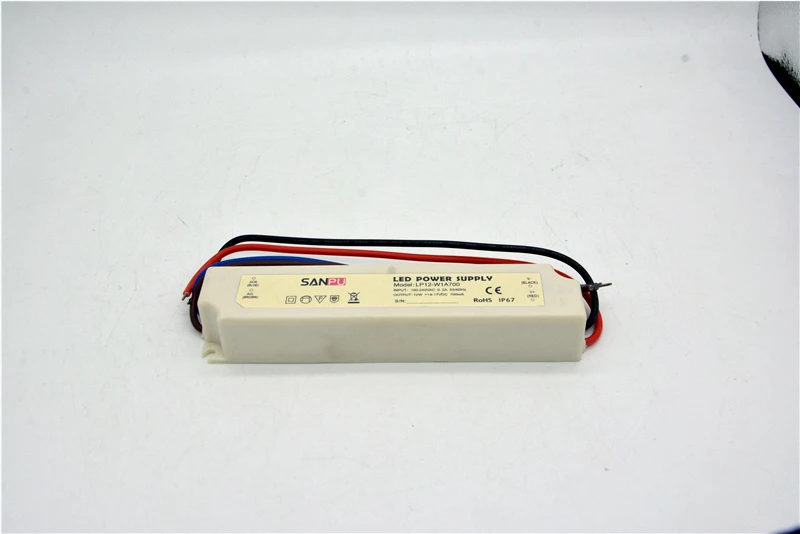 SANPU преобразователь постоянного тока светодиодный драйвер 700mA 12 Вт 17 в DC источник питания 110 В 220 В AC в DC 14-17 в трансформатор водонепроницаемый IP67