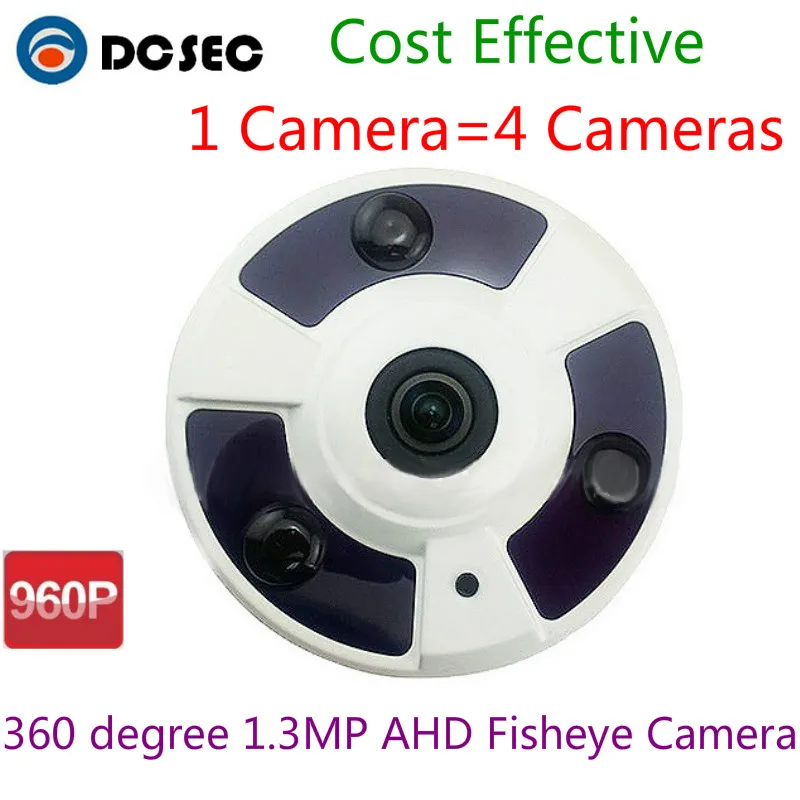 Analog HD Panoramic 360 Degree View CCTV AHD Camera 1.3MP 960P 1080P