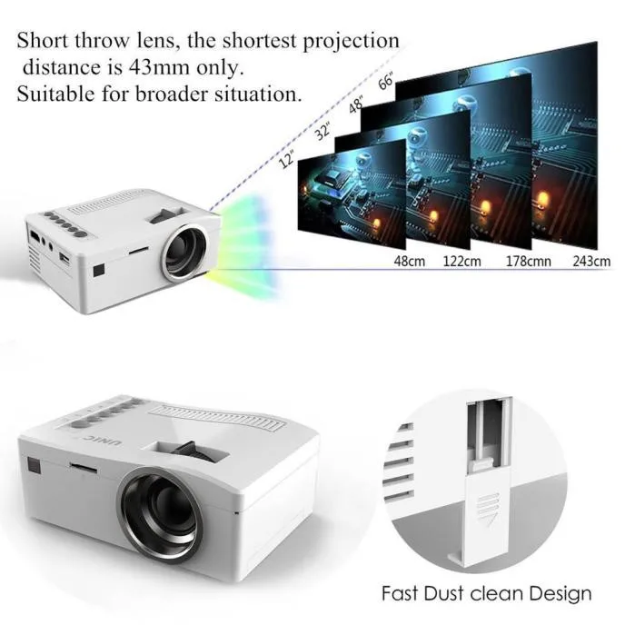 HIPERDEAL проектор Android 48LUX 1080P HD светодиодный домашний мультимедийный кинотеатр USB tv VGA SD HDMI Мини проектор Apr25