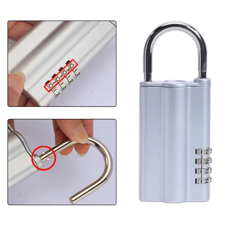 Защита ключа Realtor замок Коробка для хранения ключей безопасный замок для продажи 4 набора