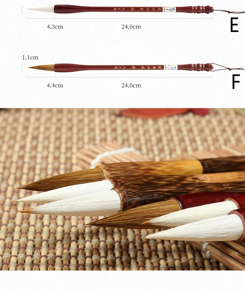 Prática de Caligrafia Escovas de lã e Cabelo Novato Especial Caneta Estudante Escrita Regular Script Escrito Fuinha Pincel 5 Escrita Regular Script Escrito Escovas de Lã E Cabelo Fuinha Pincel