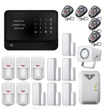 Android IOS APP Control Home Security WIFI GSM GPRS Alarm System G90B Touch Keypad Wireless Gas Detector