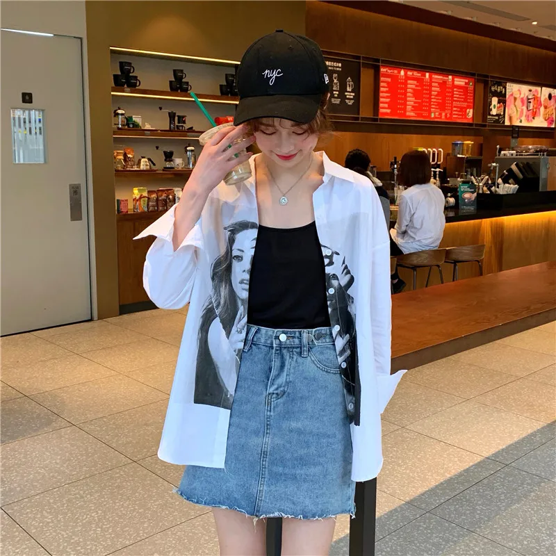 Q685 Jean Bolsillos Cintura Mujeres Denim Llegada De Faldas 2019 Nueva Estilo Mini Azul Línea Falda Botón Alta Casual Verano OU16xnEqOw