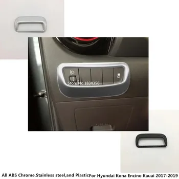 

Car Stick Headlight Light Left Center Control Switch Button Panel Trim Frame For Hyundai Kona Encino Kauai 2017 2018 2019 2020